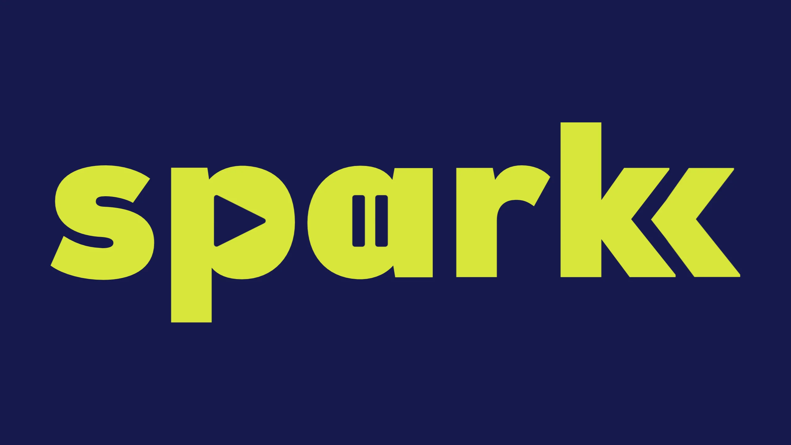 Sparkk TV Logo Yellow